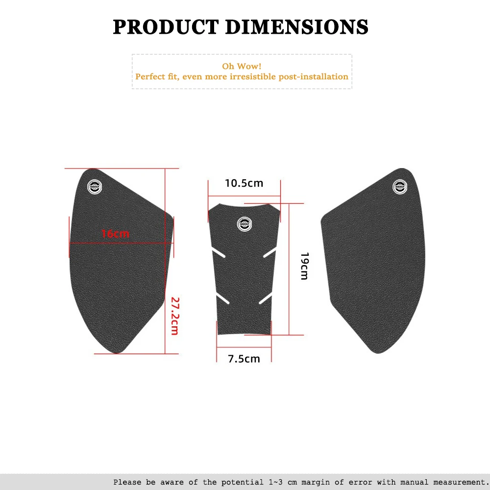 GSXR1000-almohadilla lateral para tanque de combustible de motocicleta, pegatinas protectoras antideslizantes, calcomanías protectoras para Suzuki GSX-R1000 2017-2020