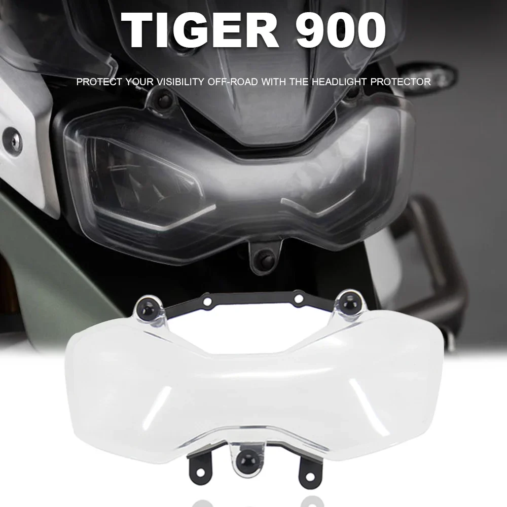 

2020 NEW Motorcycle FOR Tiger 900 TIGER900 Acrylic Headlight Protection Protector Guard Front Lamp Cover