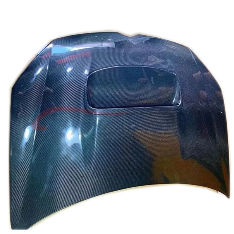 

For V-W 6 MK6 STI Style Carbon Fiber Hood Bonnet Car Engine Covers air Vent Bodykit