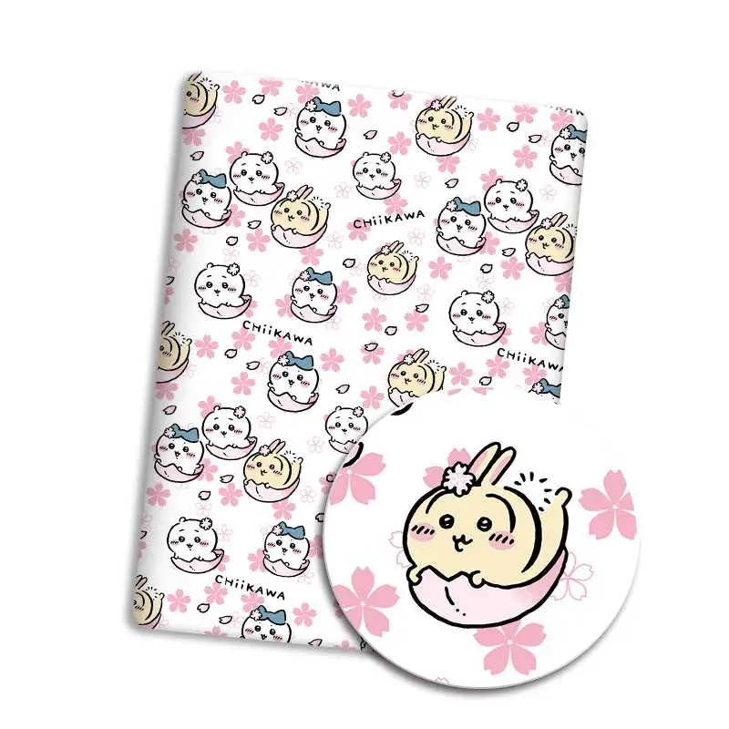DIY Cartoon-Stoff 140x50CM Baumwollstoff Patchwork-Gewebe Kinder Heimtextilien Nähen Puppenkleid Vorhang Polyester-Baumwollstoff – Detail 7