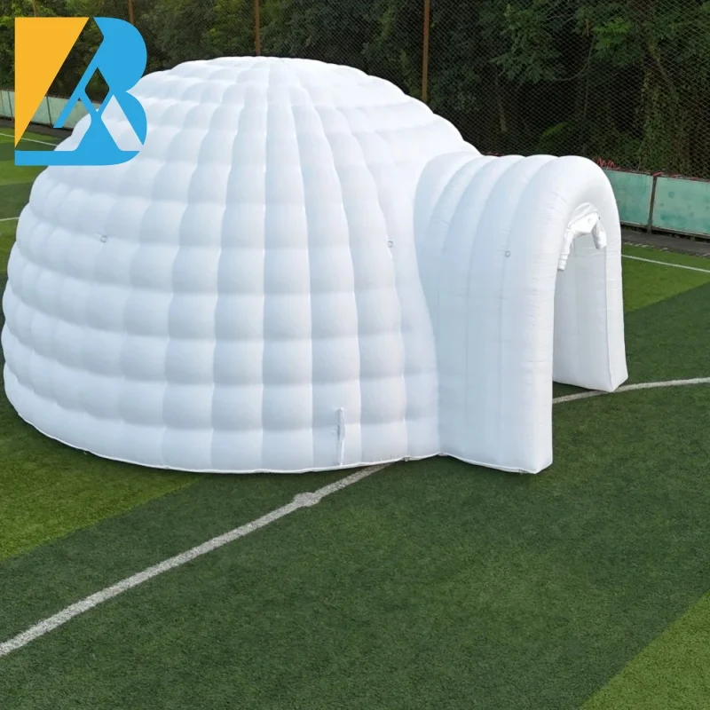 Cúpula inflable blanca construida personalizada para fiesta, tienda de campaña, cúpula inflable gigante, juguetes a la venta