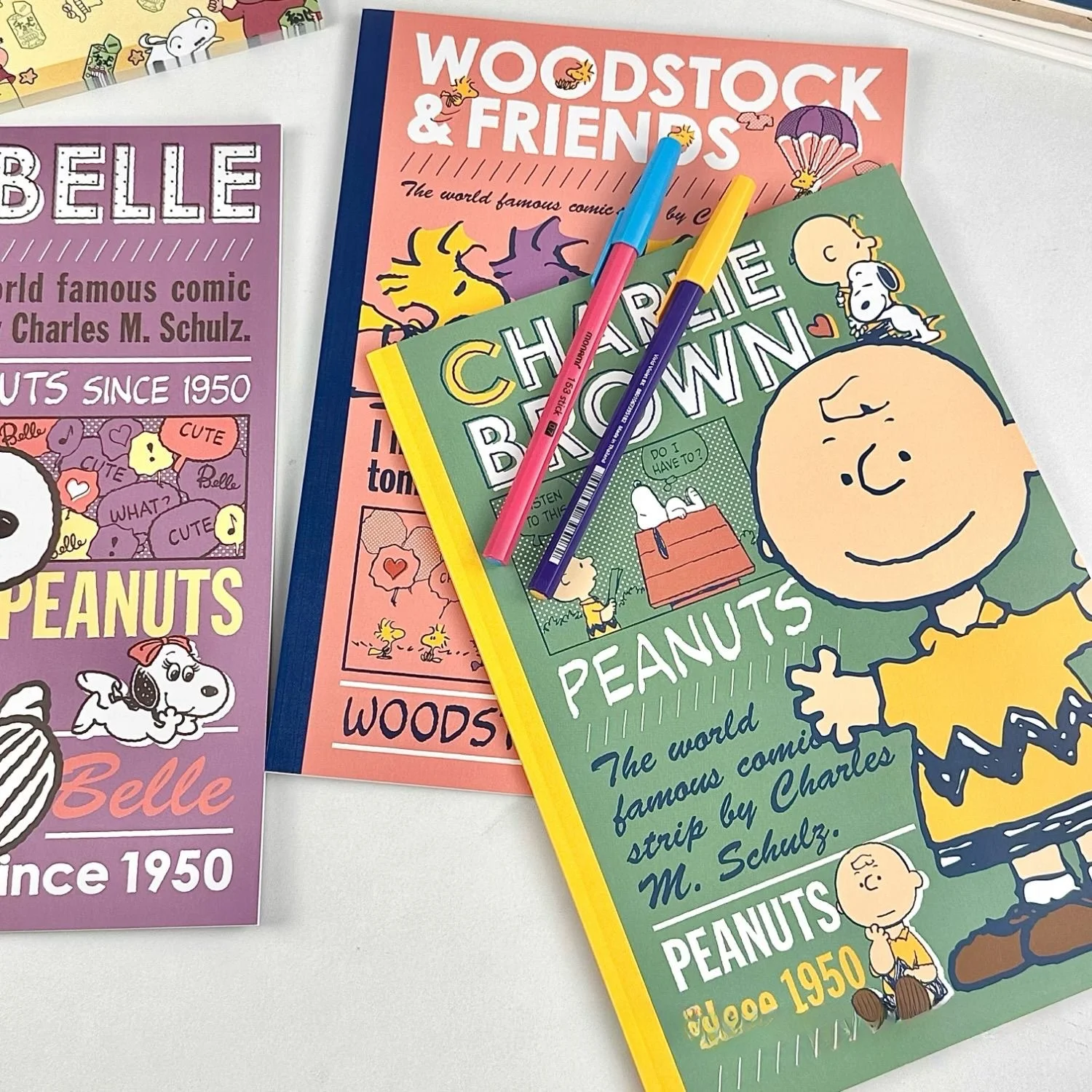 Retro Snoopy B5 Notebooks Charlie Brown Woodstock Workbook Anime Notepads Cute Cartoon Weekly Planner Writing Paper Girls Gift