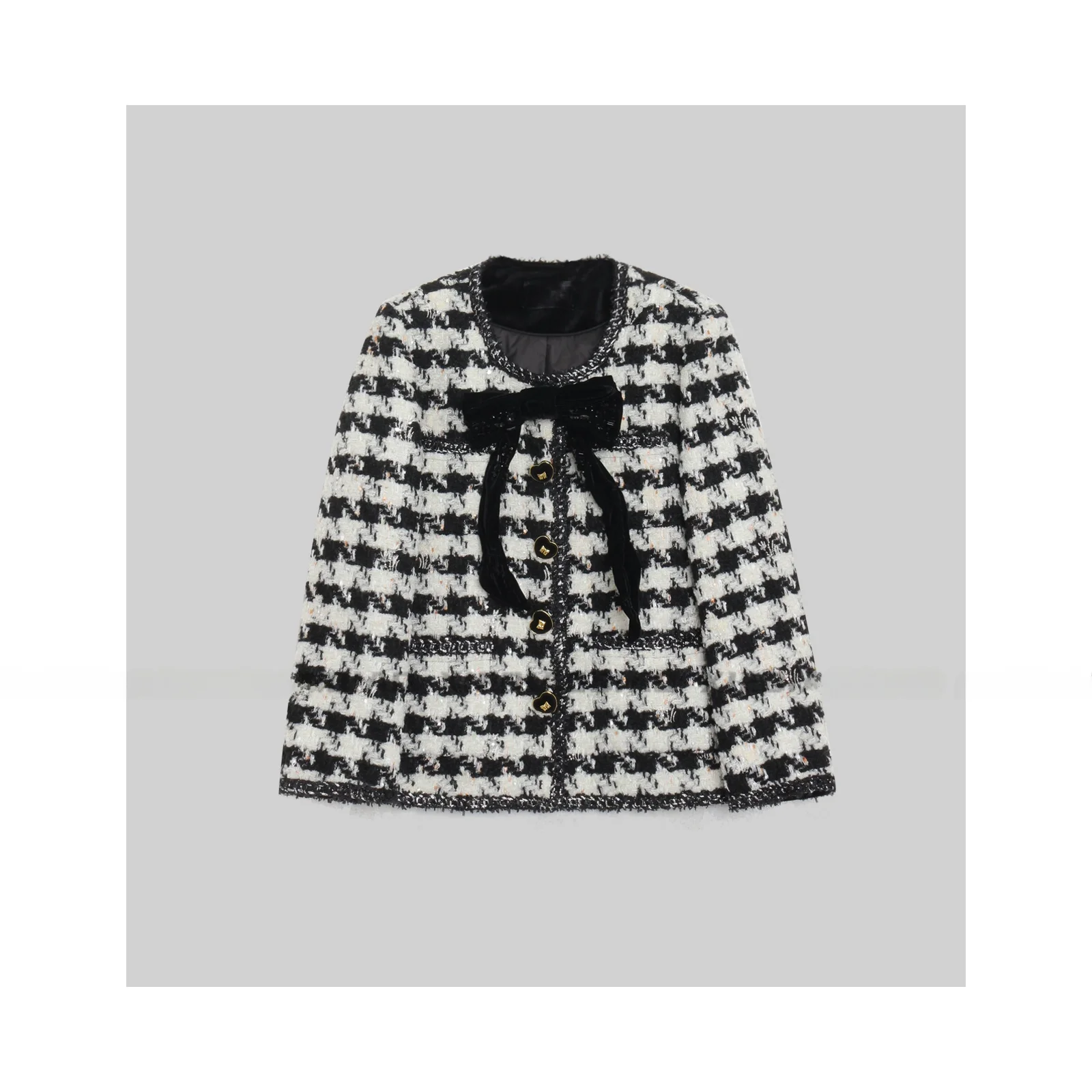 

Exquisite Beaded 95 White Goose down Puffer Jaet Rainy Night Paris Sle Woolen Silk ell 3D iny Sequin Design