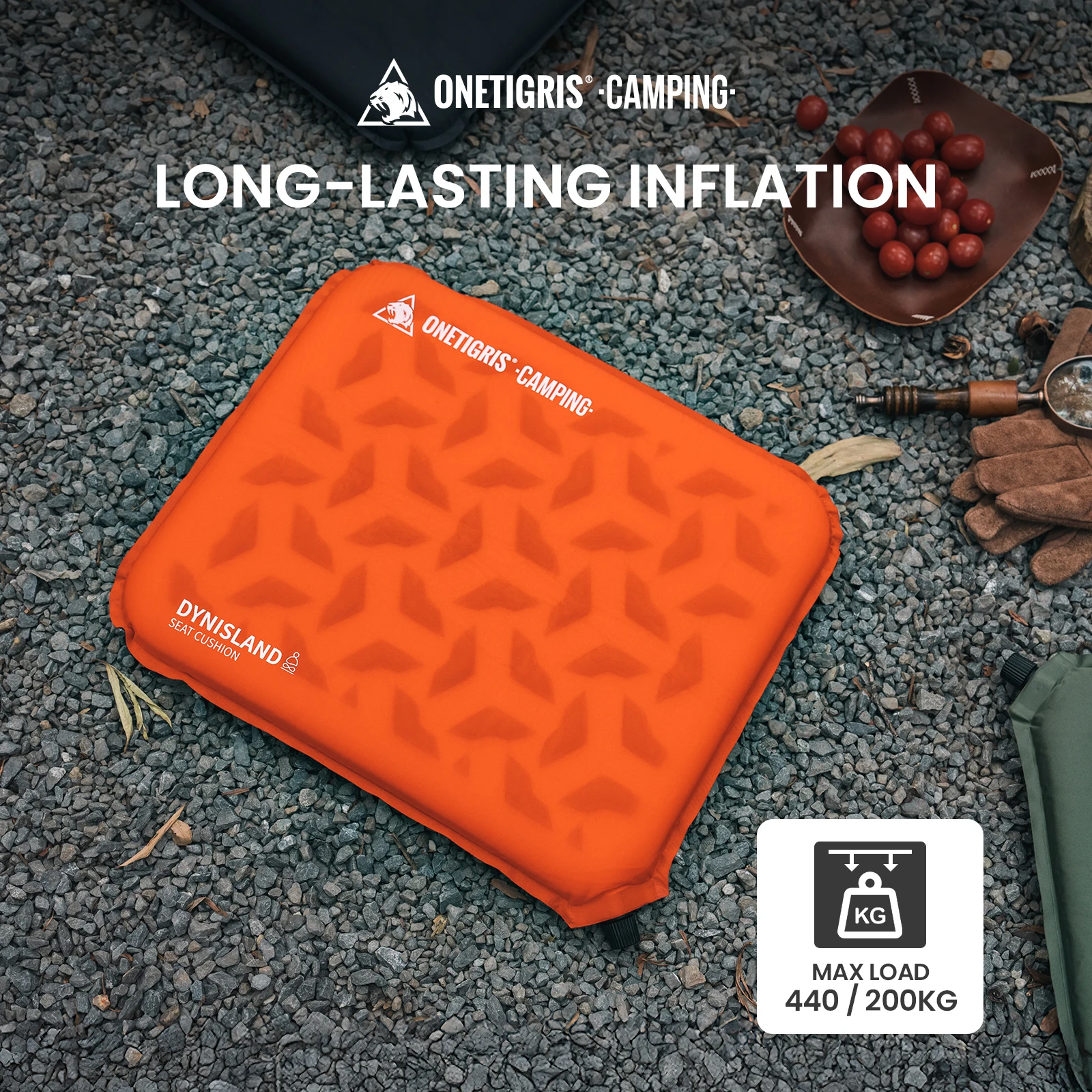 

OneTigris Dynisland Seat Cushion Lightweight Self-inflating Mats for Outdoor Tourism Stadium Camping Chair Pad Camping Supplies