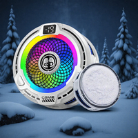 FS18 AI Mobile Cooler 30W Magnetic Back-clip Ice Cooling Radiator Digital Display RGB Light Gaming Cooler Temperature Control