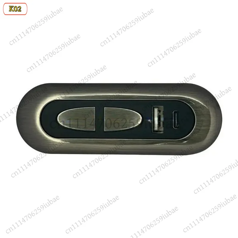 BK Electric Sofa Recliner Switch 2 Button 5 Pin Hand Control with USB Charging Port Replacement Lift Actuator Controller Home