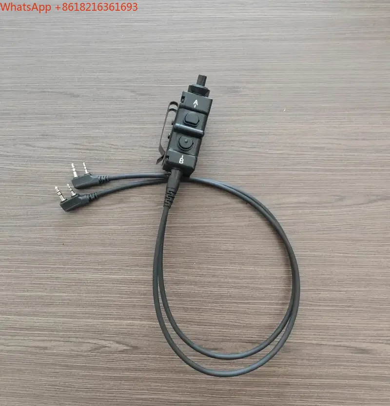 Limited Offer K-Head Connector Earphones PTT Dual Communication Tactical Walkie Talkie Wireless Shell Button