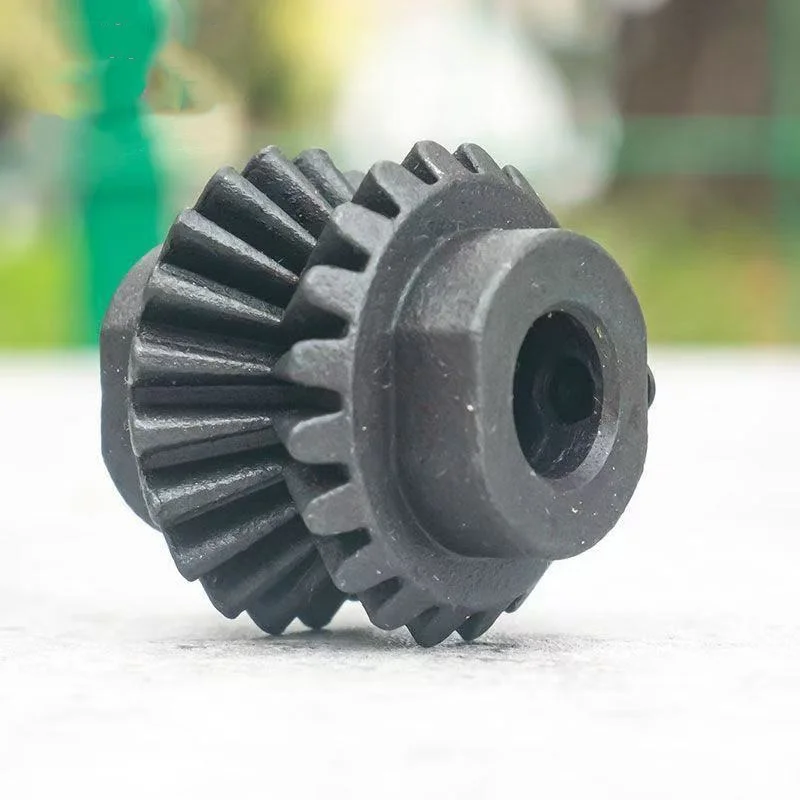 Universal Wire Stripper Feed Wheel Bevel Gear Non-Slip Tapered Wheel V-Groove Wire Guide Wheel 45# Steel with 10mm Standard Bore - view 3