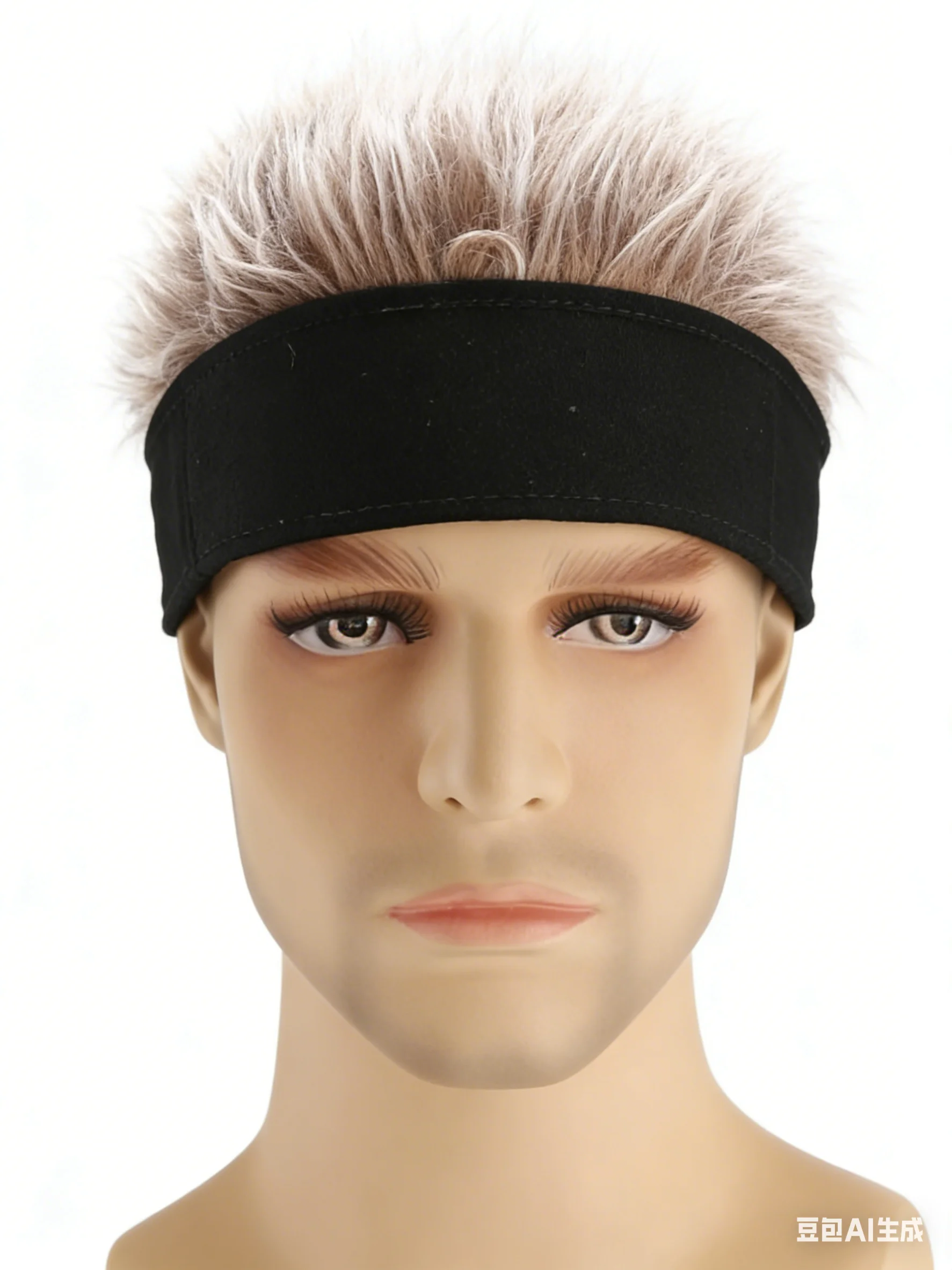 AliExpress WRELS Wig Hats for Men Knitted Spiked Hairs Hip Hop Hat Novelty Hair Visor Cap Adjustable Unisex Cycling Bicycle Cap Fake Hair Wig