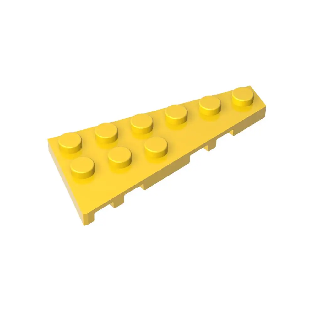 Gobricks 1 шт. клиновая пластина MOC 6x3 правые кирпичи, совместимые с моделью 54383, детали строительных блоков, детская сборка своими руками, игрушка-головоломка