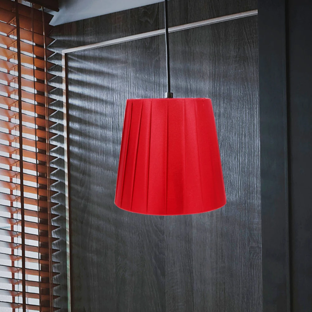 

2Pcs Lamp Shade Fabric Cloth Cover Bulb Shades Table Desk Floor Bedside Replacement Home Hotel Bar Bedroom Study Library