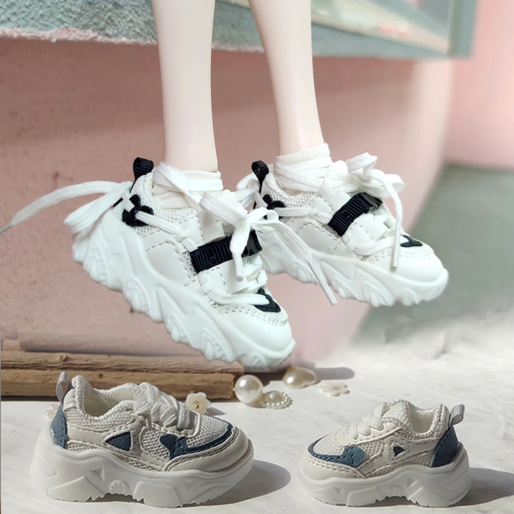 D09-P303 children handmade toy   1/5 1/6 1/4 BJD cd2 MSD MDD Doll shoes Leisure sports shoes 1pair