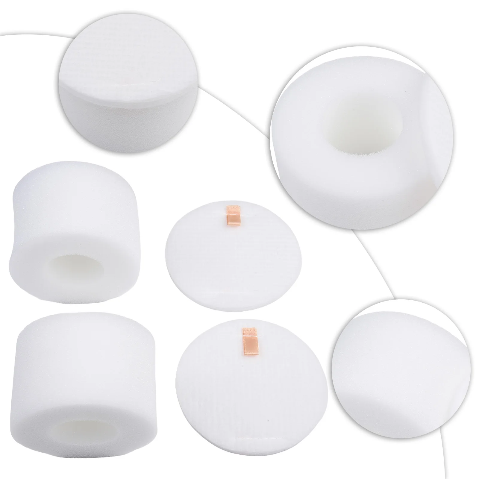 Vacuum Cleaner Foam Felt Filter Compatibility Felt For Lift-Away For Shark White ZD550 Foam Household Supplies