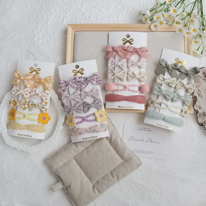 10 PCS/1Set  Cute Headwear Children\'s Hair Accessories Ins Baby Hair Clip