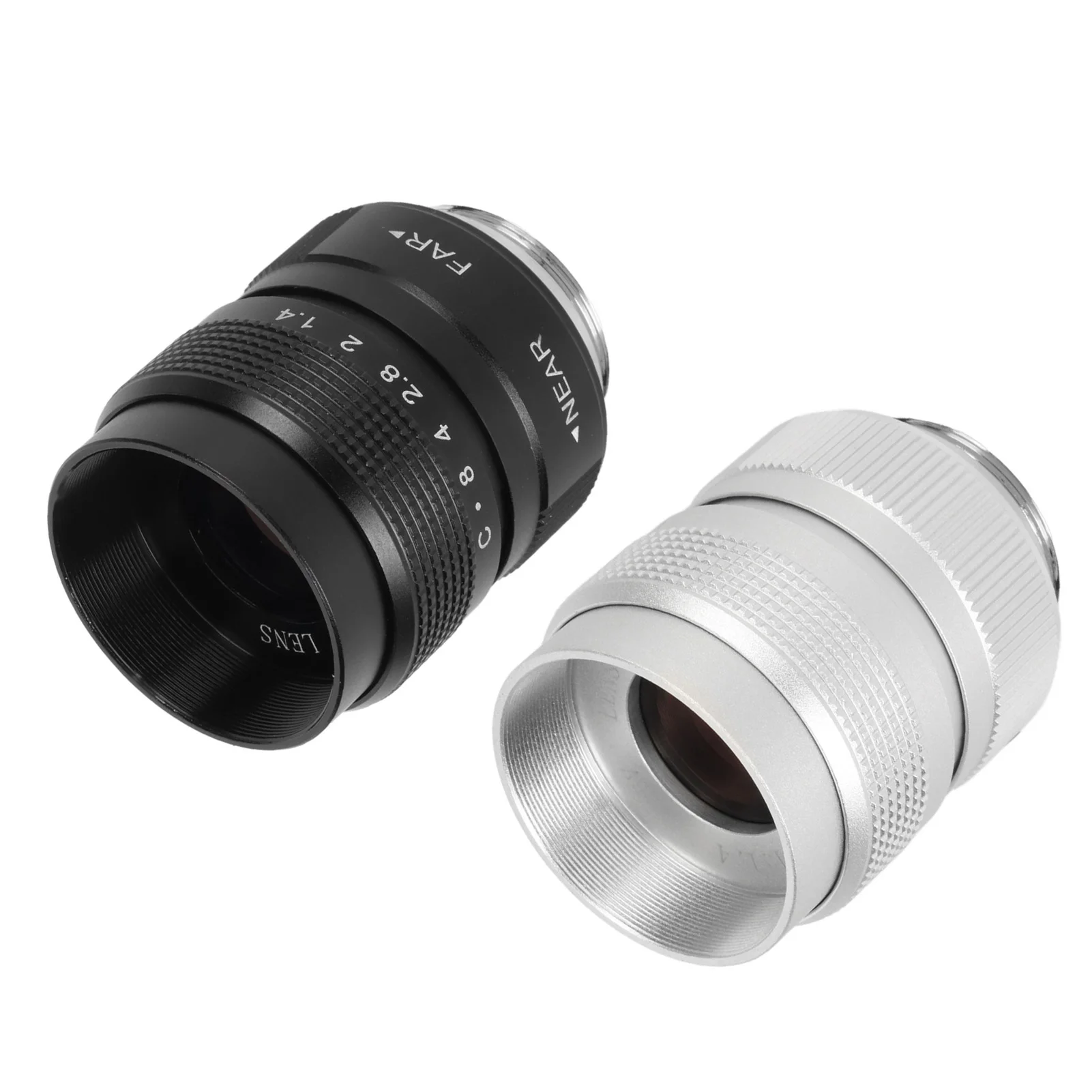25mm F1.4 CCTV Lens Clear Efficient Light Conduction C Mount Camera Lens for Bar Shop Parking House Warehouse