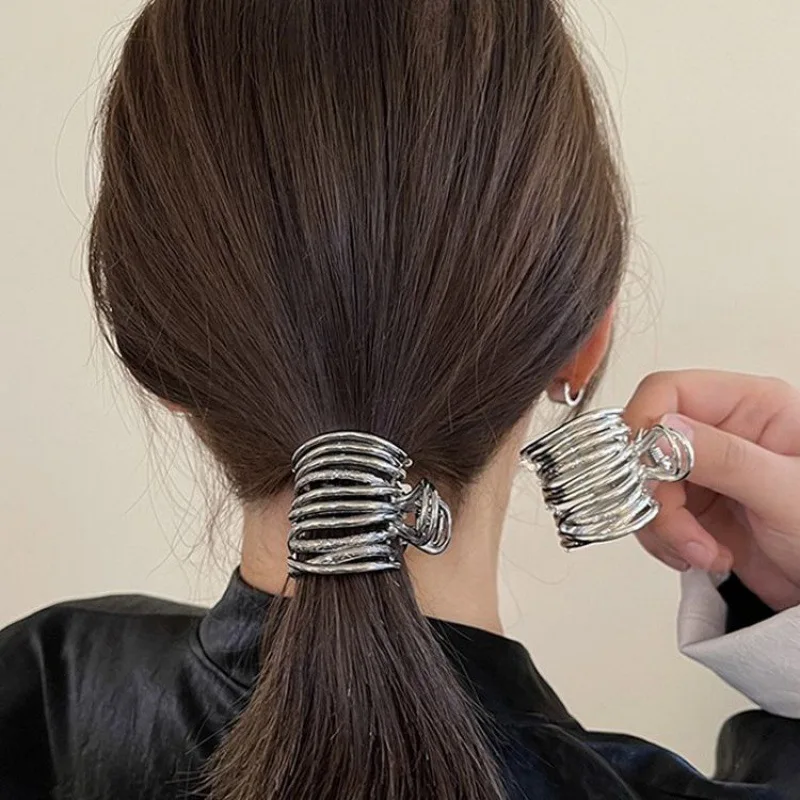 

Fashion Irregular Metal Hair Claws Nonslip Hairpins For Women Girl High Ponytail Holder Hair Accessories Clip Hair Grip Headwear