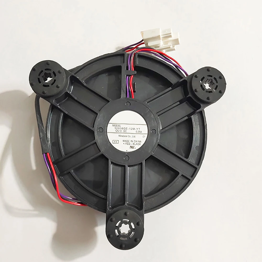 NEW 12V DC 0.26A Refrigerator Fan for Freezer Cooling Fan 12038GE-12M-YT DC12V 0.26A Refrigerators Accessories 3Lines