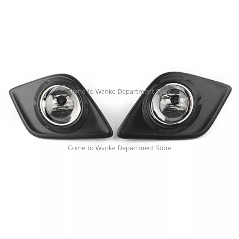 

Car Fog Light Fog Lamp Light Chrome Black for Toy-ota Hilux Revo Sr5 2015-2019