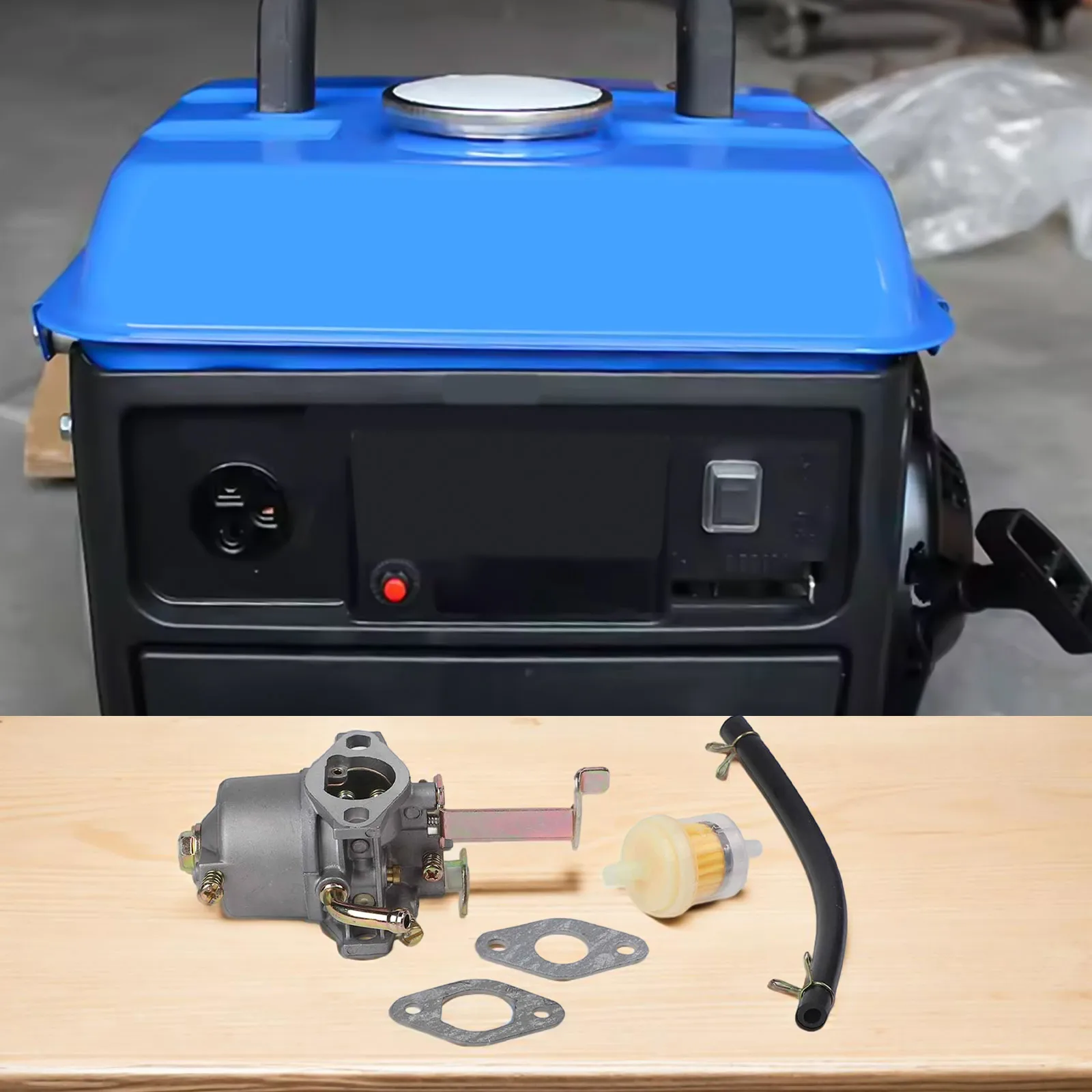 Aluminum Carburettor Assembly For ET950 ET650 TG950 LT950 YT950 Generators Small Engine Repair Kit With Fuel Filter And Gasket