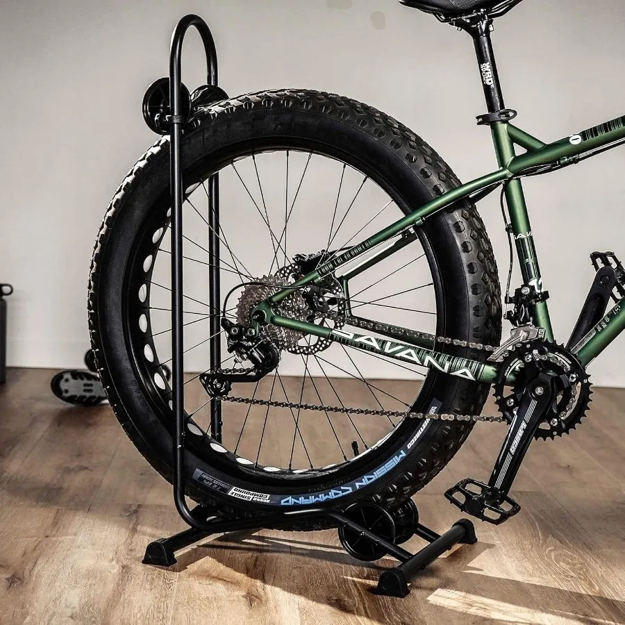 BikeHand Bike Floor Stand Parking Rack Stand for 2429 Mountain MTB and Road Bikes Bicycles Indoor Outdoor Garage Storage Soluti