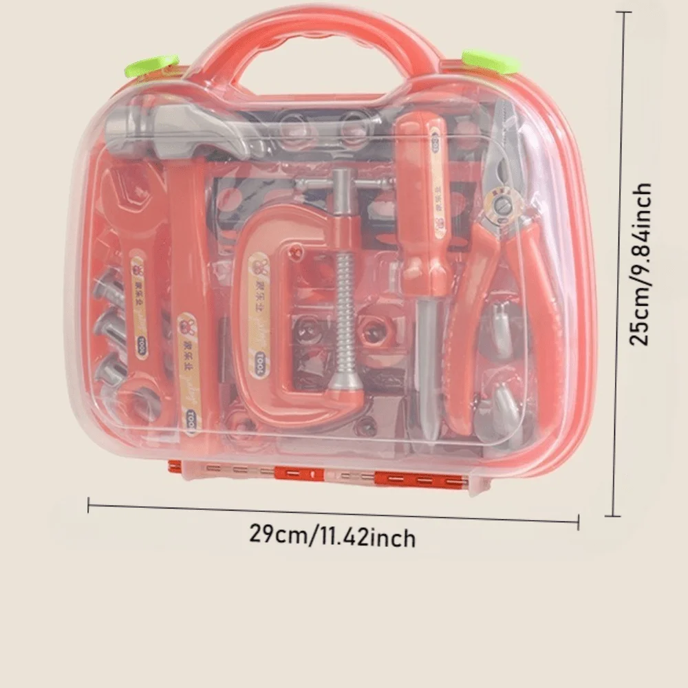 Caja de herramientas para niños, herramientas de reparación y desmontaje, destornillador, juguetes para juego de imitación, regalos de Navidad y Halloween