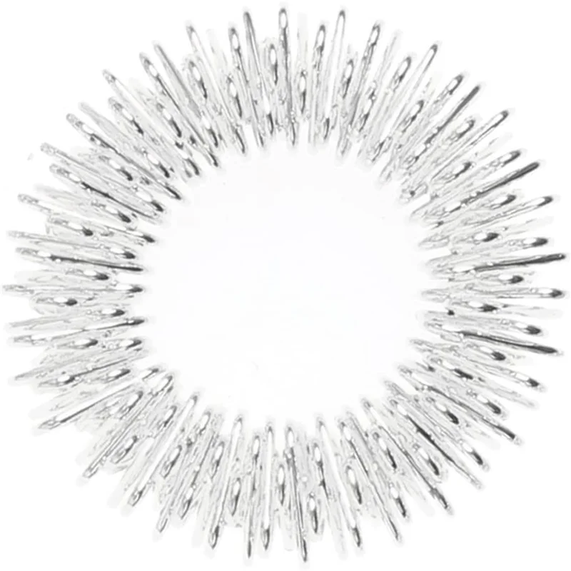 -AT52 40 Pieces Spiky Sensory Finger Rings, Spiky Finger Ring/Acupressure Ring Set Silent Stress Reducer And Massager