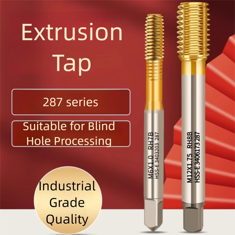 

TG Powder High Speed Steel Thread Forming Taps Coarse Fine Threads Blind Hole Extrusion for Stainless Steel Machina Tools M1-M12