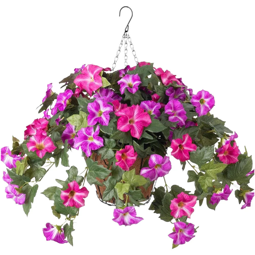 Artificial Morning Glory Vine Flowers Decor Purple Red Violet Orange Home Artificial Flowers Simulated Morning