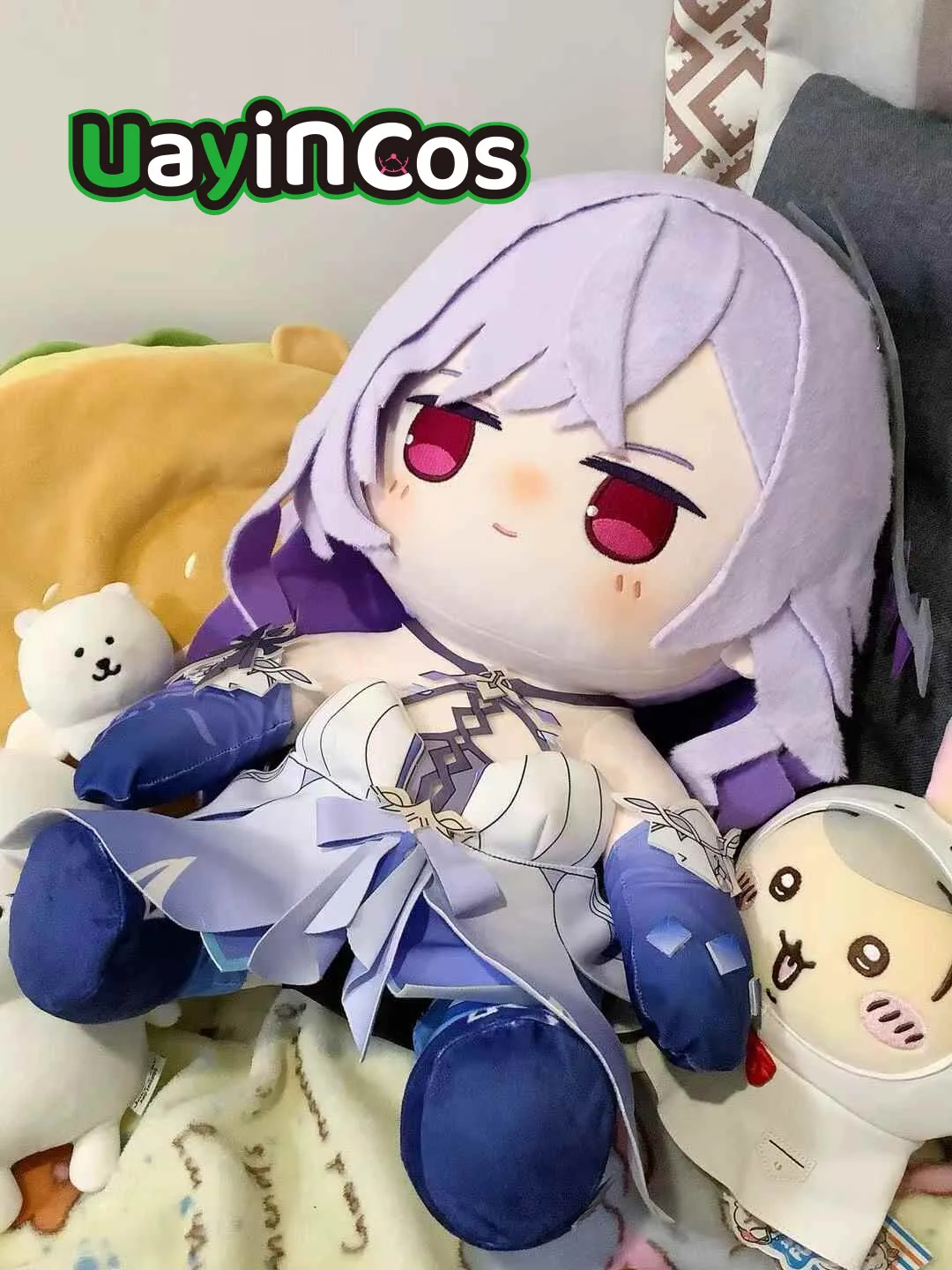 

In stock 40cm Genshin Impact Skirk Cartoon Stuffed Plushie Plush Doll Clothes Pillow Ornament Anime Figure Game Toy Kids Gifts C