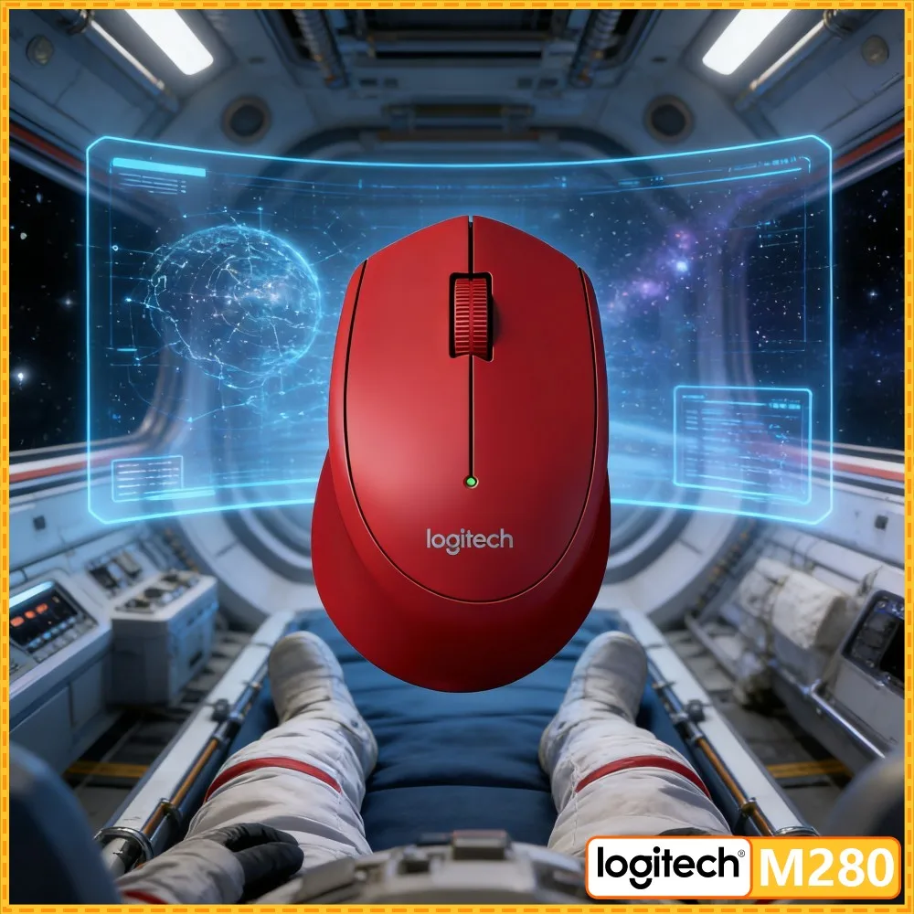 Snappy Button Response Precise Cursor Glide Wireless Mouse M280 Ideal For Web Surf File Edit Home Office Notebook Pc Use