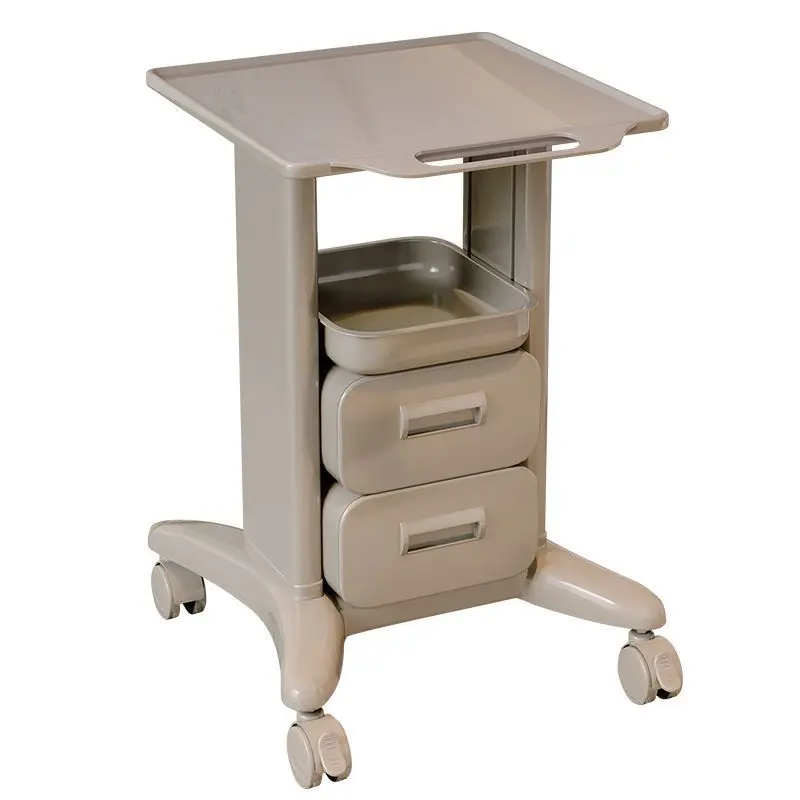 Beauty salon special trolley large panel thickened instrument base desktop rack beauty instrument movable tool cart