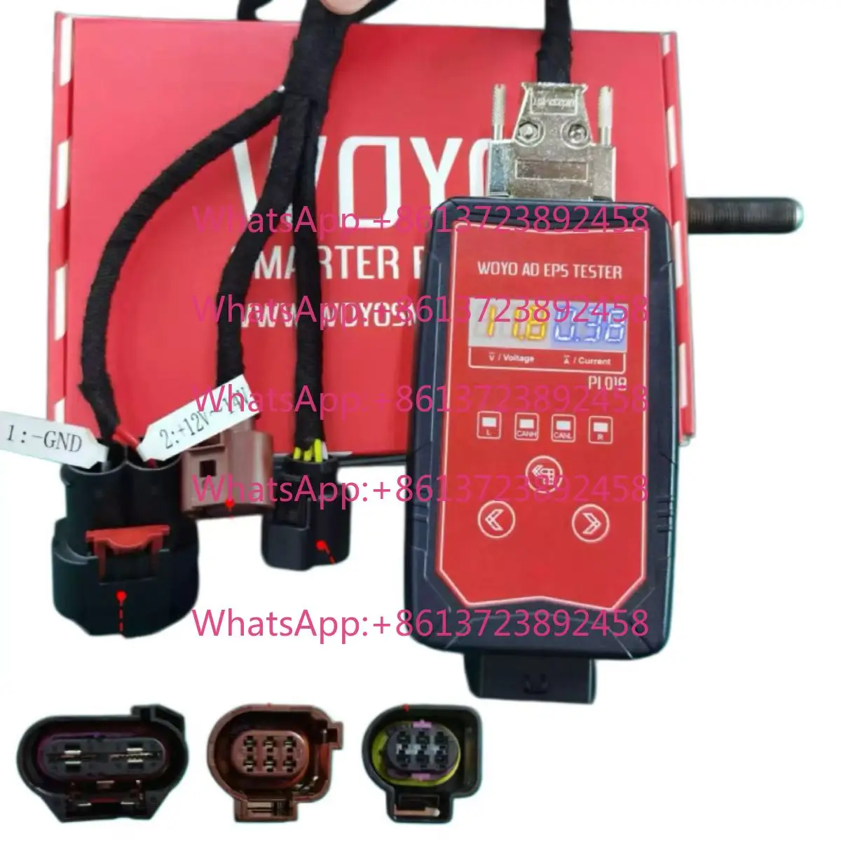 NEW WOYO PL018 EPS Tester for Mercedes Benz Steering Rack Detector Torque Sensor Simulator Support Flash Firmware