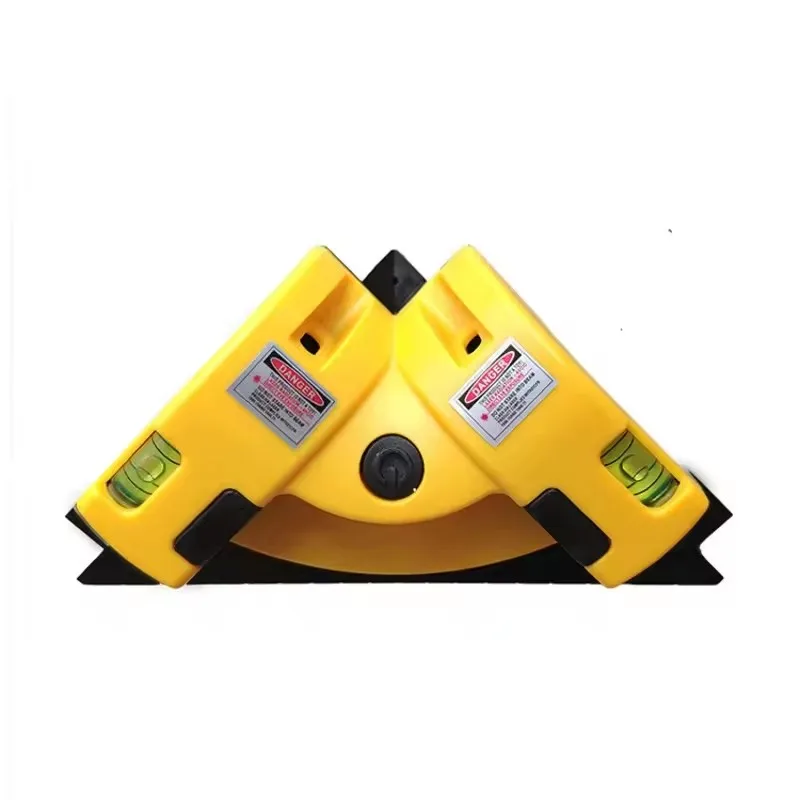 Right Angle 90 Degree Tiling & Perpendicular Laser Level Line Projection Square Level Laser with 2 Suction Cups for Installation