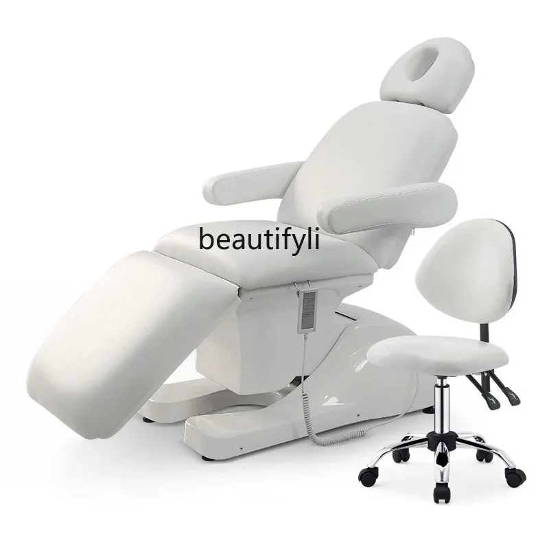 Lit électrique pour écouteurs de beauté, chaise de traitement spécial pour salon de beauté, lit de micro proporplastique, lit de clinique dentaire