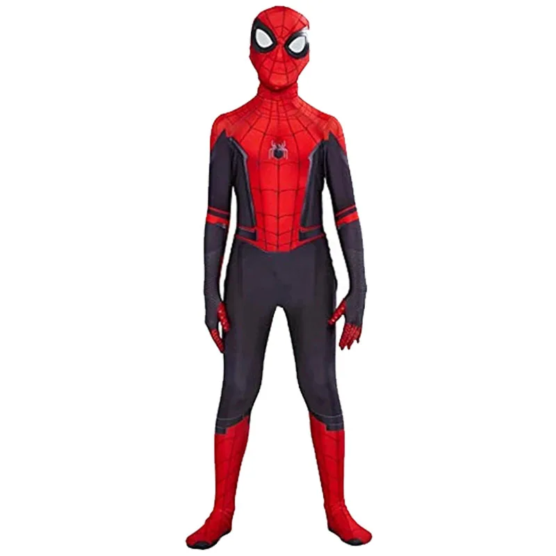 Spiderman Costume Superhero Peter Parker Spider Man Far From Home Cosplay Costume Bodysuit Zentai Halloween Costumes