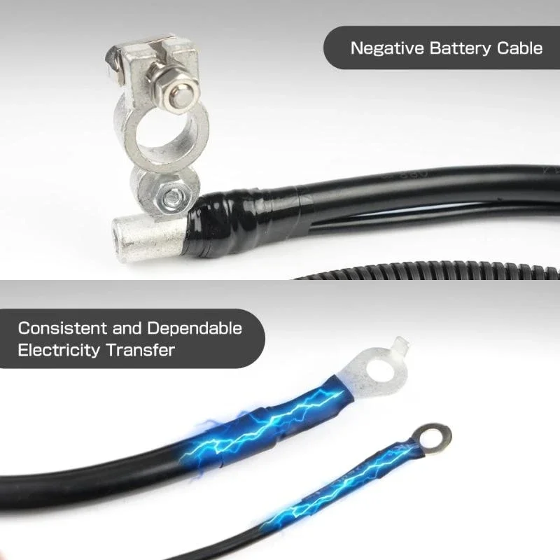 Long Lasting Automotive Negative Battery Cable High Conductivity Copper Cord Replace 22846471 20967455 Easy Installation X37F
