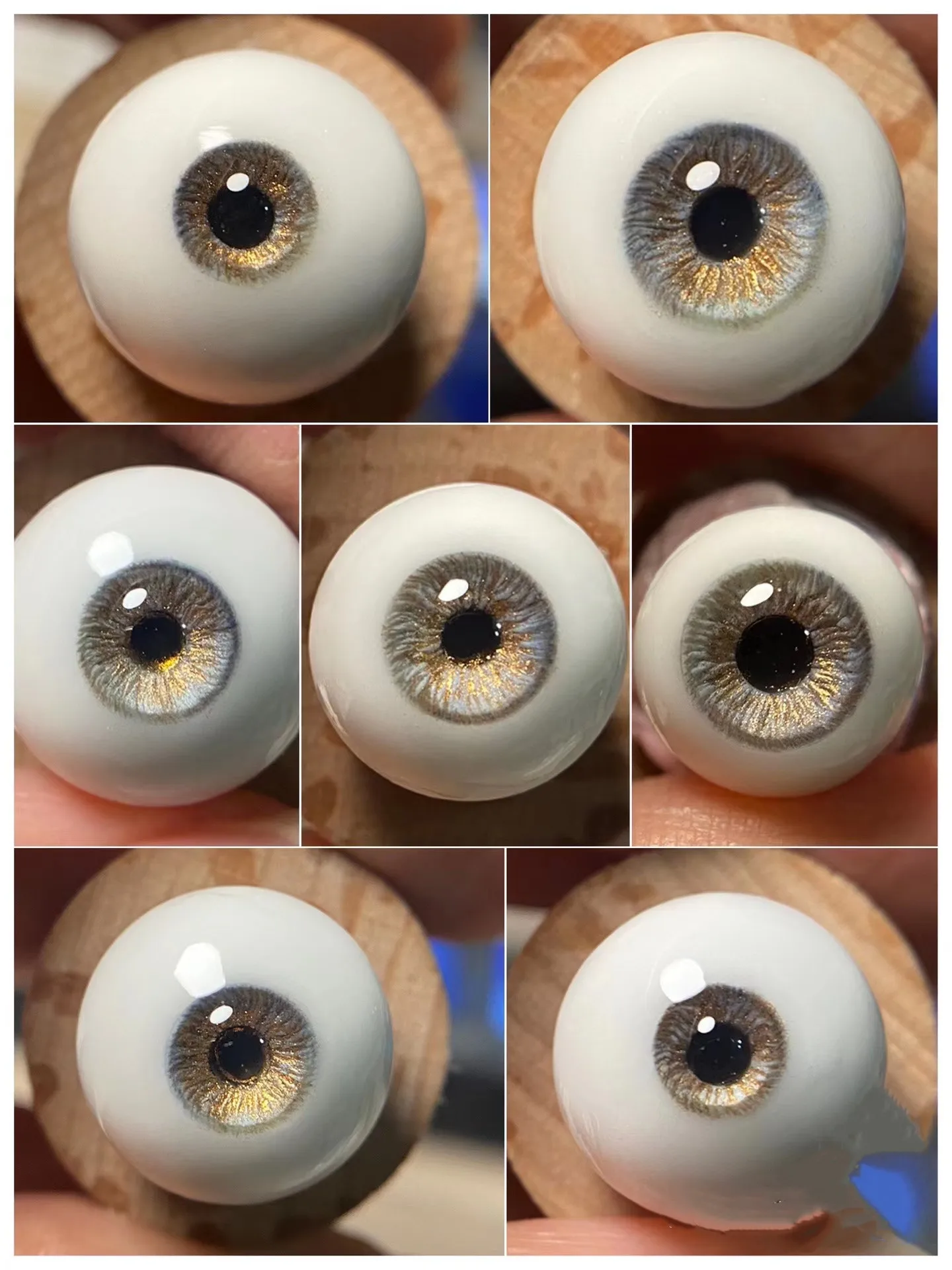 BJD Resin Eye 12mm 14mm 16mm Deep Sea Shark-Sea Blue Home