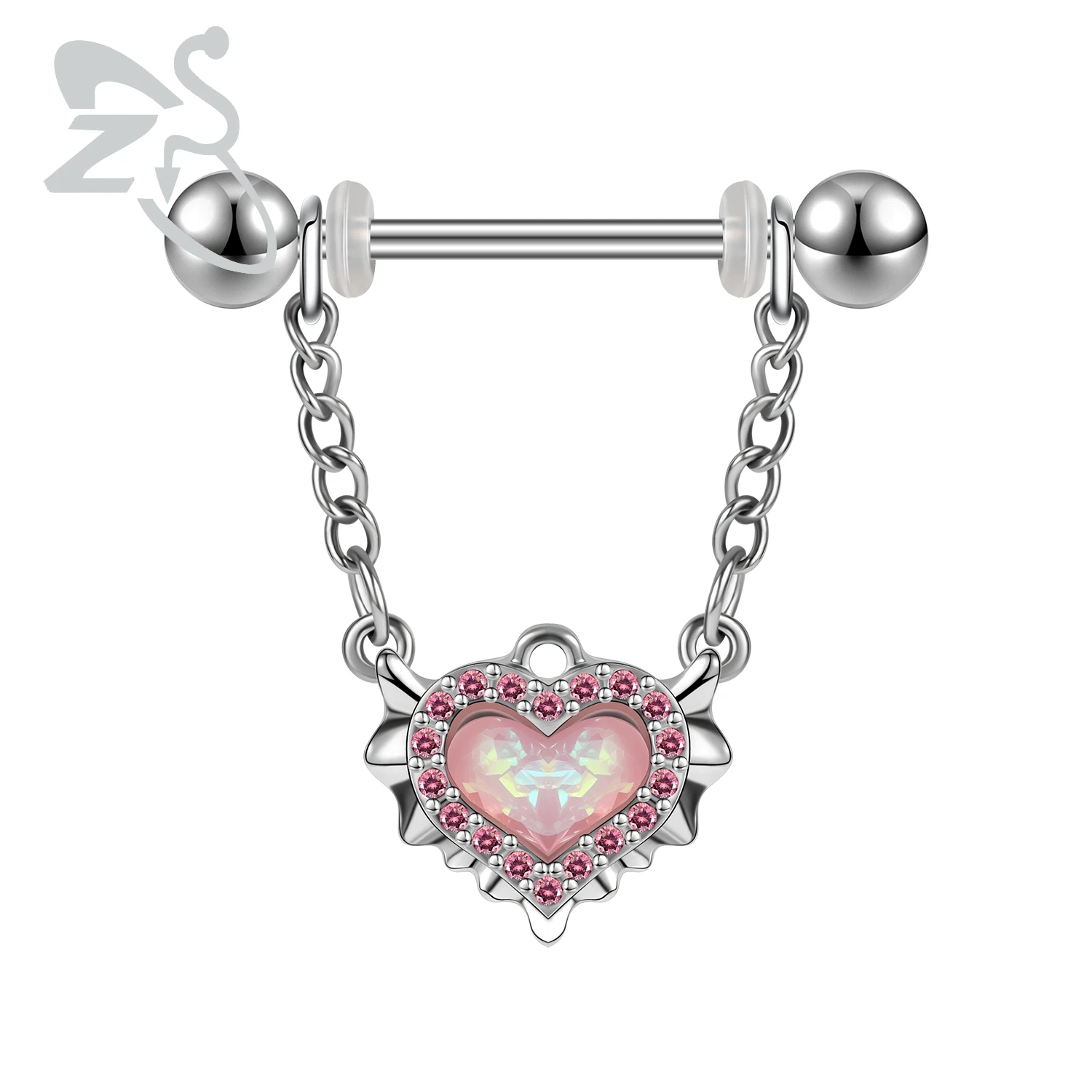 Zs 1PC 14G Pink Cry…