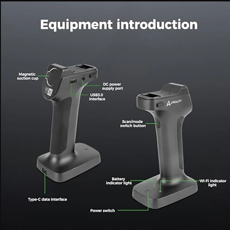 Creality Scan Bridge Redefining Portabilityin 3D Scanning Compatible Wireless WiFi6 and Below for 3D Scan Otter/Raptor/ RaptorX