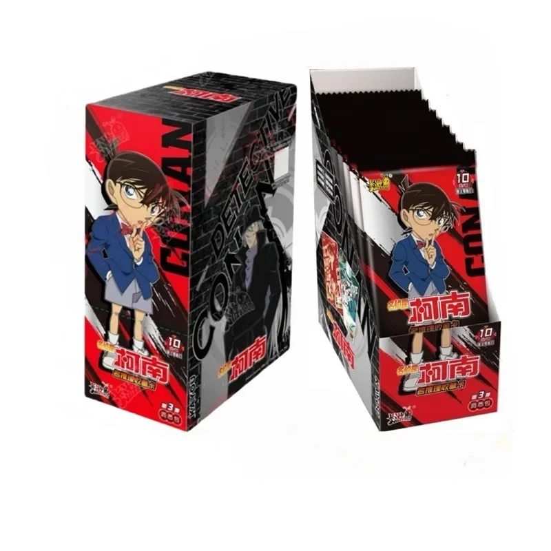 Original KAYOU Anime Detective Conan Cards Insight Pack Reasoning Hobby Collection Trading Card Kudo Shinichi Kidd Boy Game Toy