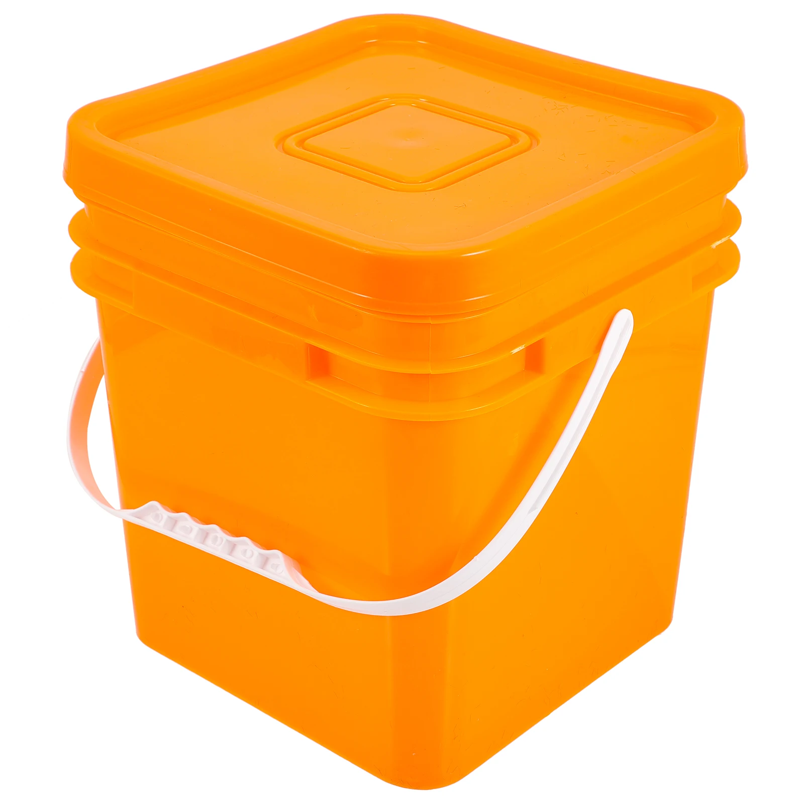 

Seal Lid Bucket For Laundry Detergent Storage With Handle Portable Plastic Container For Home Camping Multi-Functional Powder