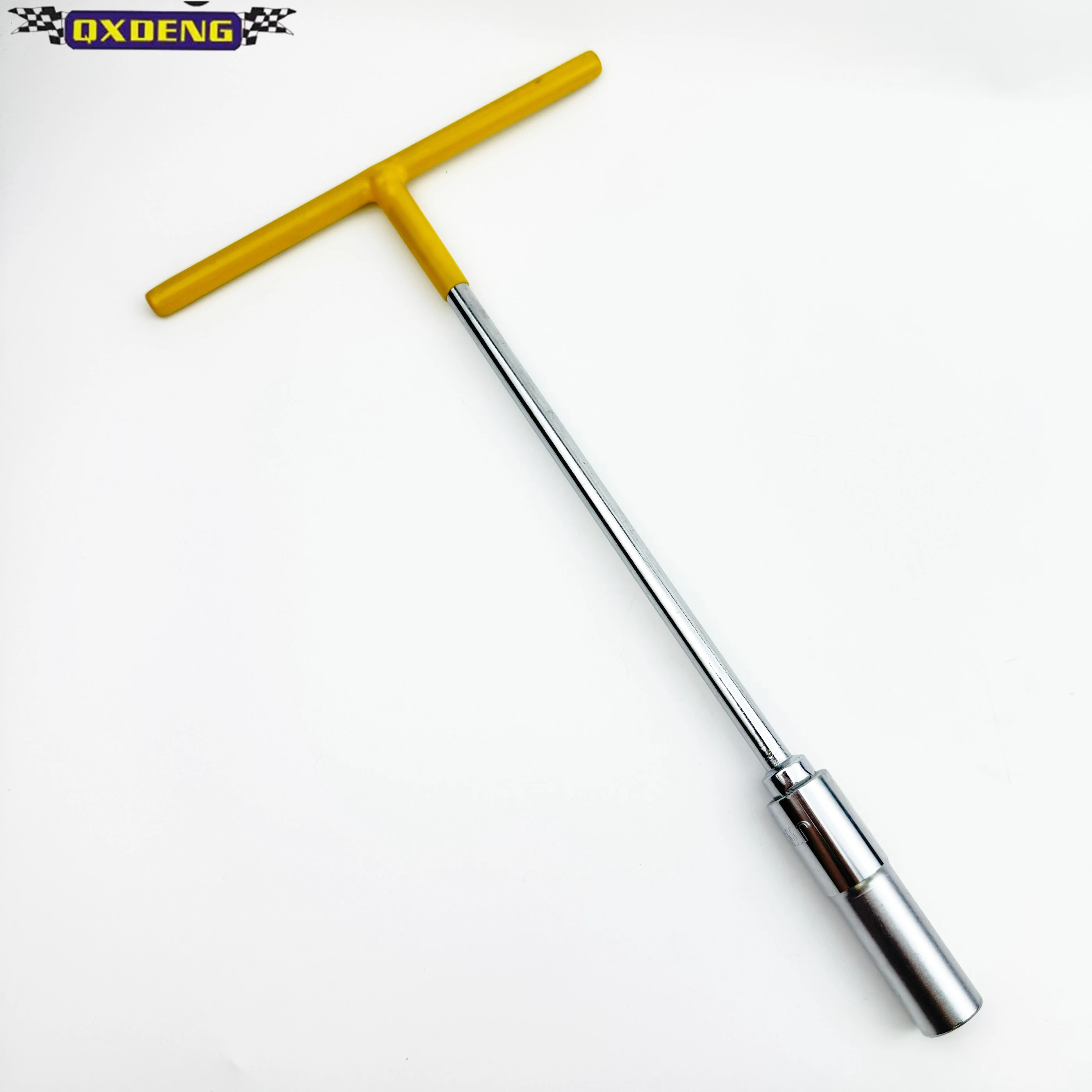 0046 Yellow Portable Repair Hand Tools High Quality T-Shape T-Handle Wrench Hex Socket Wrench 27*19cm 27 cm/10.63 inch 1/2 inch