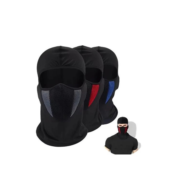 

Breathable Balaclava Motorcycle Full Face Mask Motorbike Cycling Bike Mask Motocross Helmet Hood Moto Riding Neck Face Mask