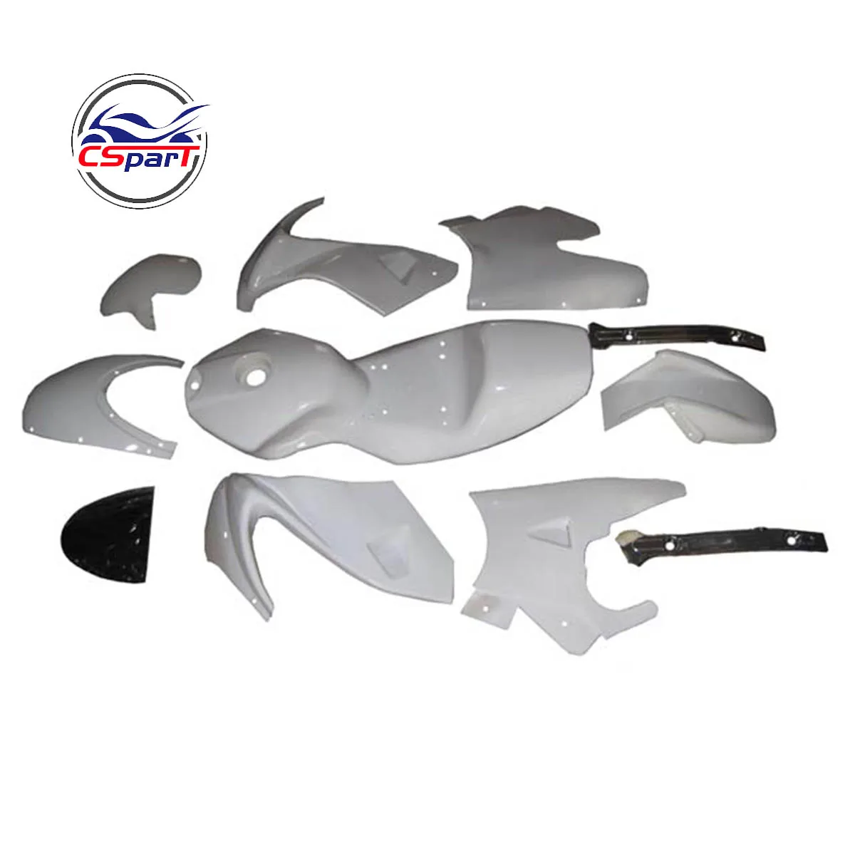 Kit de carenado de plástico, cubierta protectora de placa de guardabarros para Mini Moto, cuerpo de bicicleta de bolsillo, 47CC, 49CC, Mta2, A2