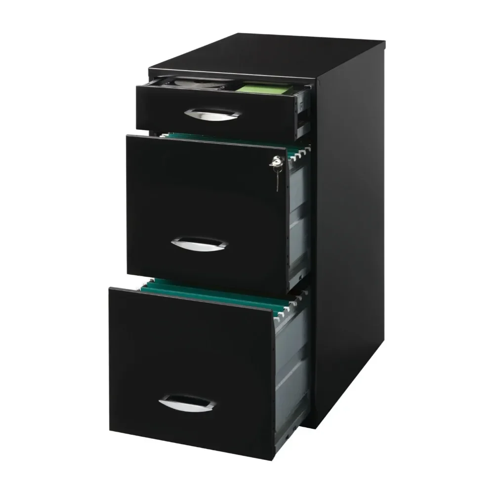 New  3 Drawer Letter Width Vertical File Cabinet with Pencil Drawer