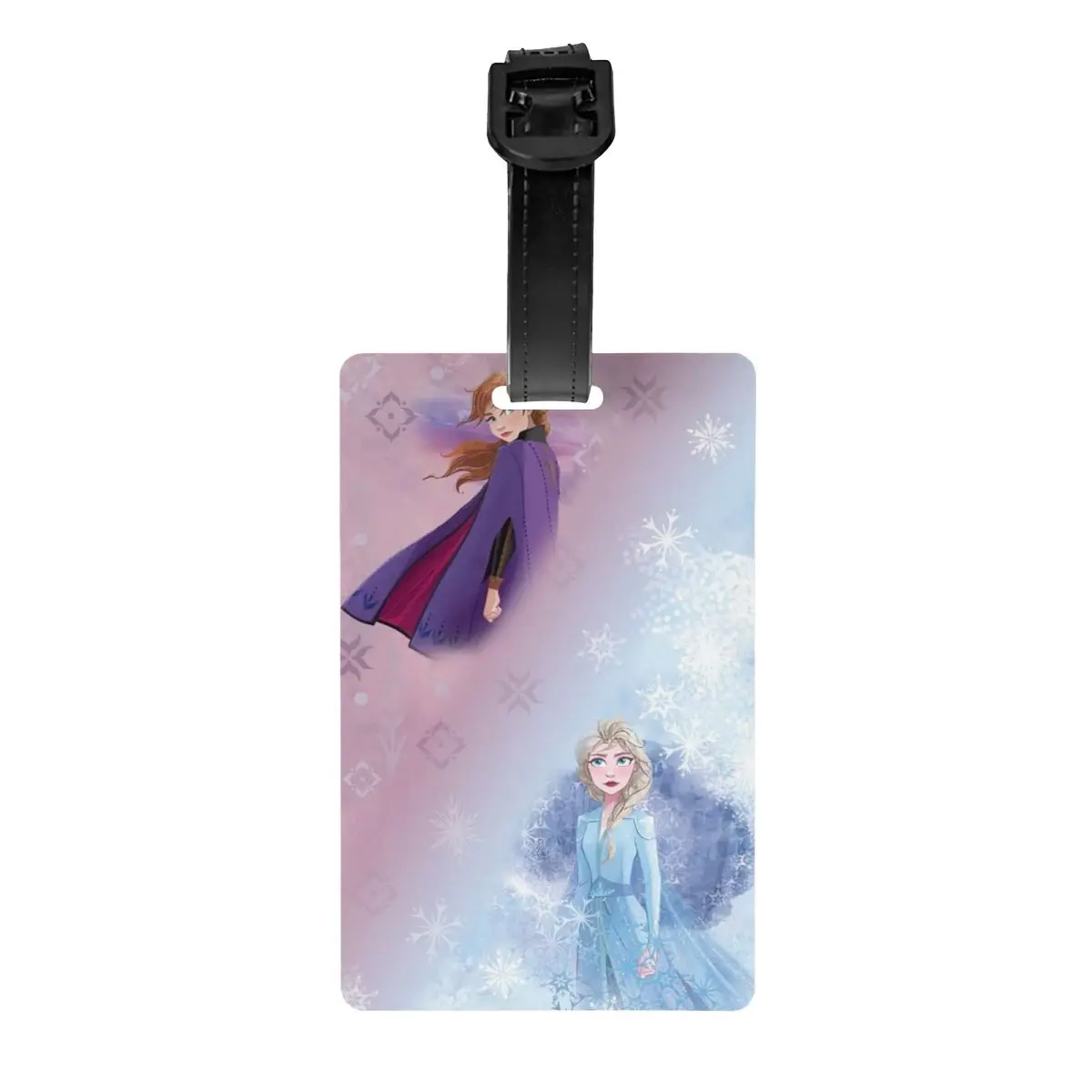 

Изготовленная на заказ багажная бирка Эльзы и Анны, чемодан «Холодное сердце», чемодан, конфиденциальная обложка, идентификационная этикетка