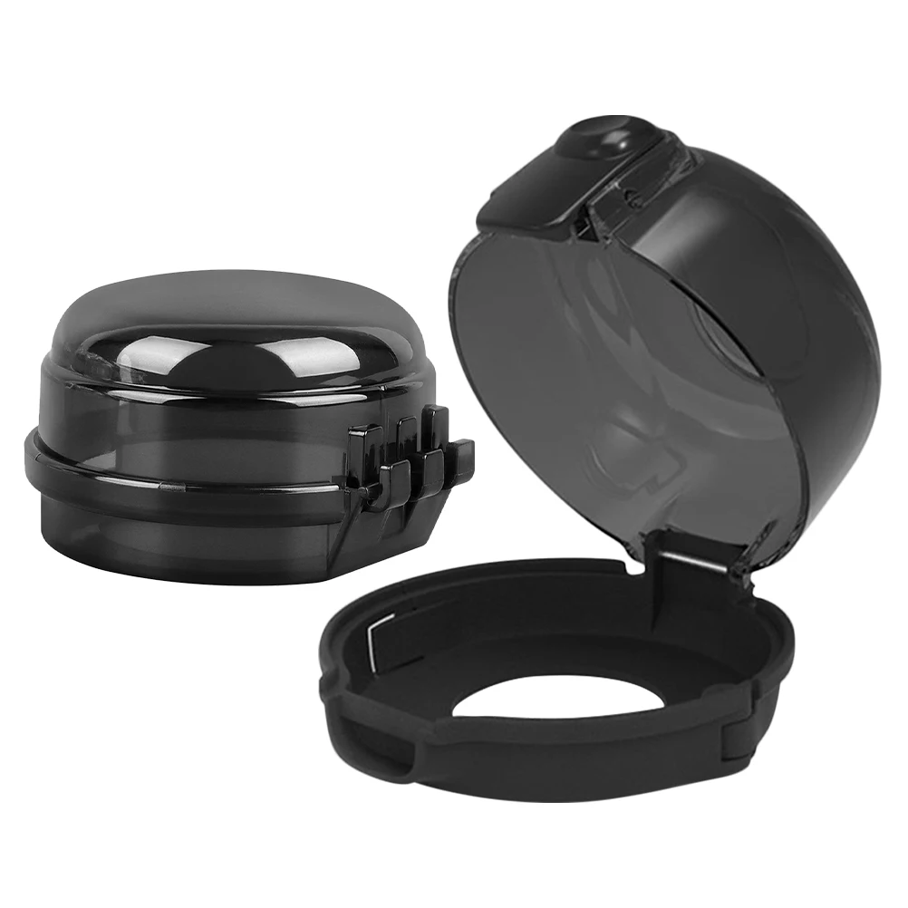 

2 Pcs Gas Knob Protector Baby Safety Stove Guard Covers Child Proof Door Rotary Switches Oven Proofing Black