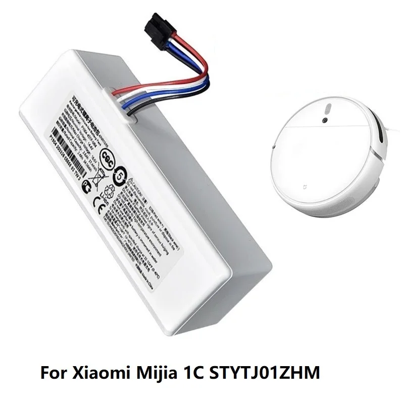 2600mAh Rechargeable Li-ion Battery for Xiaomi Mijia 1C STYTJ01ZHM Robot Vacuum Cleaner Battery Pack With Capacity Power Supply