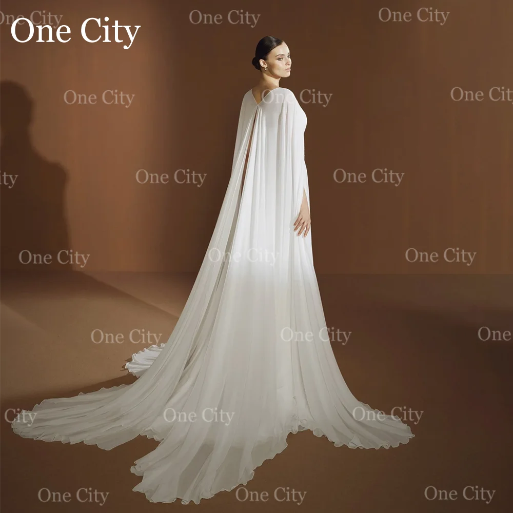 Novo branco frisado sem alças chiffon vestido de casamento com capa destacável a linha vestido de noiva sem mangas sem costas vestidos de noviaNovo Branco Beaded Strapless Chiffon vestido de noiva com Cape desmontável