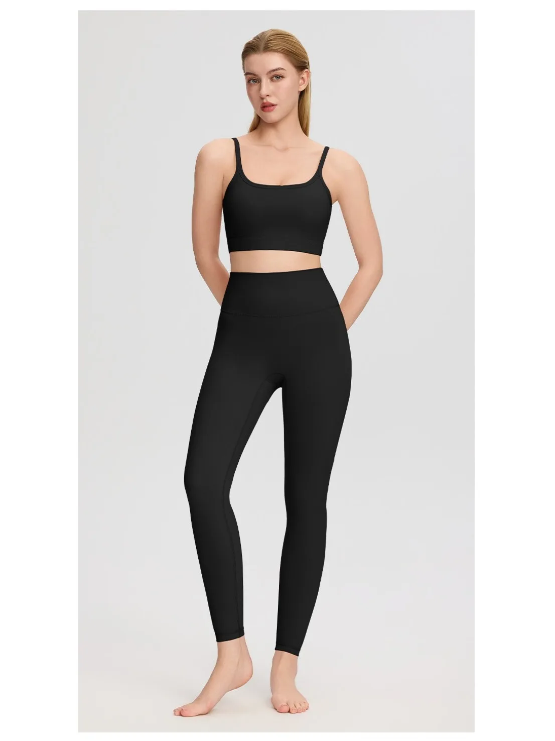 2 Pcs Fitness Sets Women Leopard Print Contrast Edge Removable Pad Bra Breathable Squat Proof Pants Suit Sports Workout Set